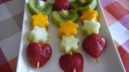 Broquetes de fruites