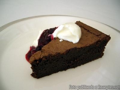 Recepta de cuina de Pastís de xocolata