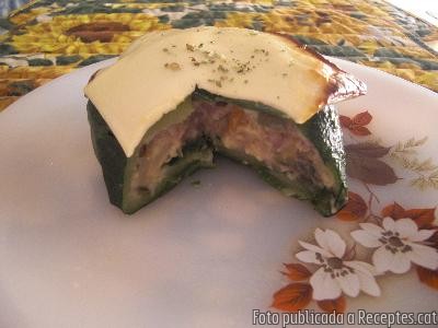 Recepta de cuina de Carlota de carbassó farcida de verdures i carn