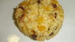 Recepta de cuina de Risotto de carabassa i xiitake