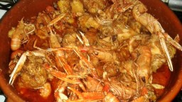 Recepta de cuina de Pollastre de granja amb escamarlans