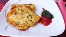Recepta de cuina de Torrades ràpides de formatge i cansalada