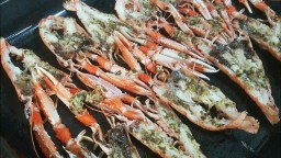 Recepta de cuina de Escamarlans al forn (Nadal)