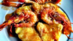 Recepta de cuina de Rap amb gambes i escamarlans