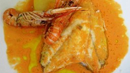 Recepta de cuina de Filets d'orada al forn amb escamarlans