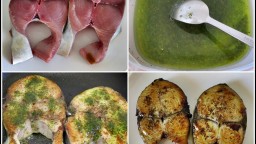Recepta de cuina de Bonítol a la planxa amb salsa d'herbes aromàtiques fresques