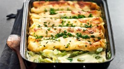 Recepta de cuina de Canelons d'espàrrecs