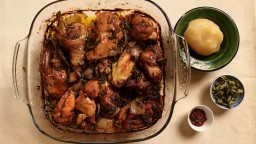 Recepta de cuina de Pollastre al Forn amb pebre de Aleppo i menta