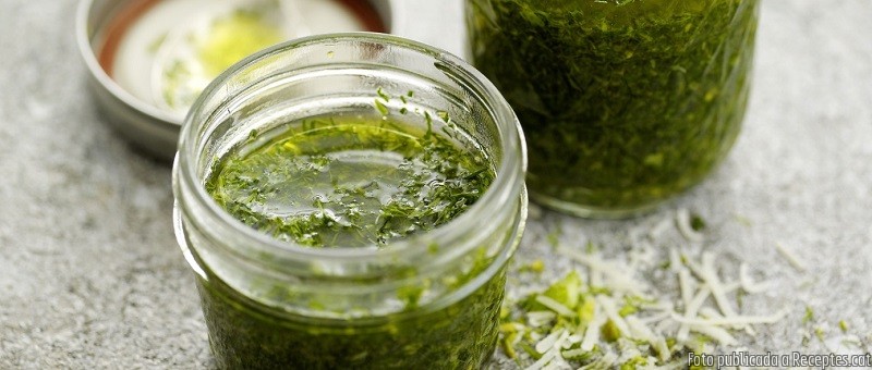 Pesto de fulles de fonoll
