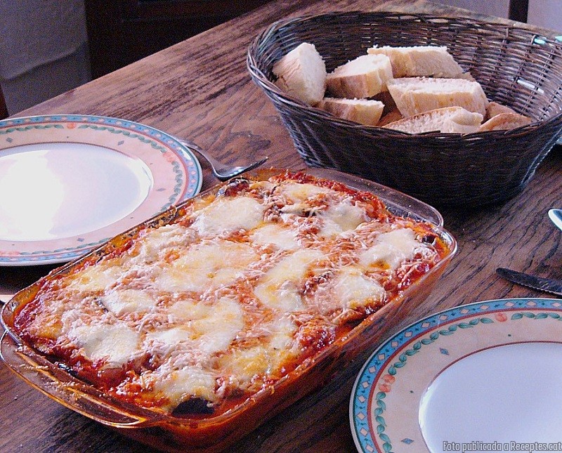 Parmigiana d'albergínies