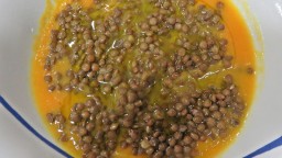 Recepta de cuina de Crema de carbassa amb llenties pardines