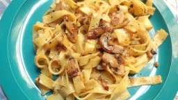 Tagliatelle amb champinyons