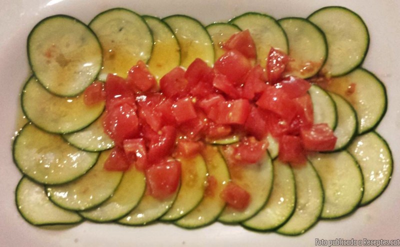 Carpaccio de carbassó