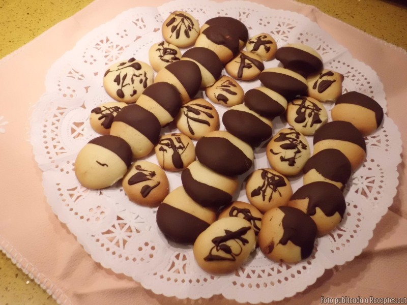 Galetes amb xocolata