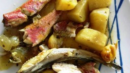 Recepta de cuina de Suquet de molls i llucets