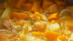 Recepta de cuina de Crema de carbassa i porro