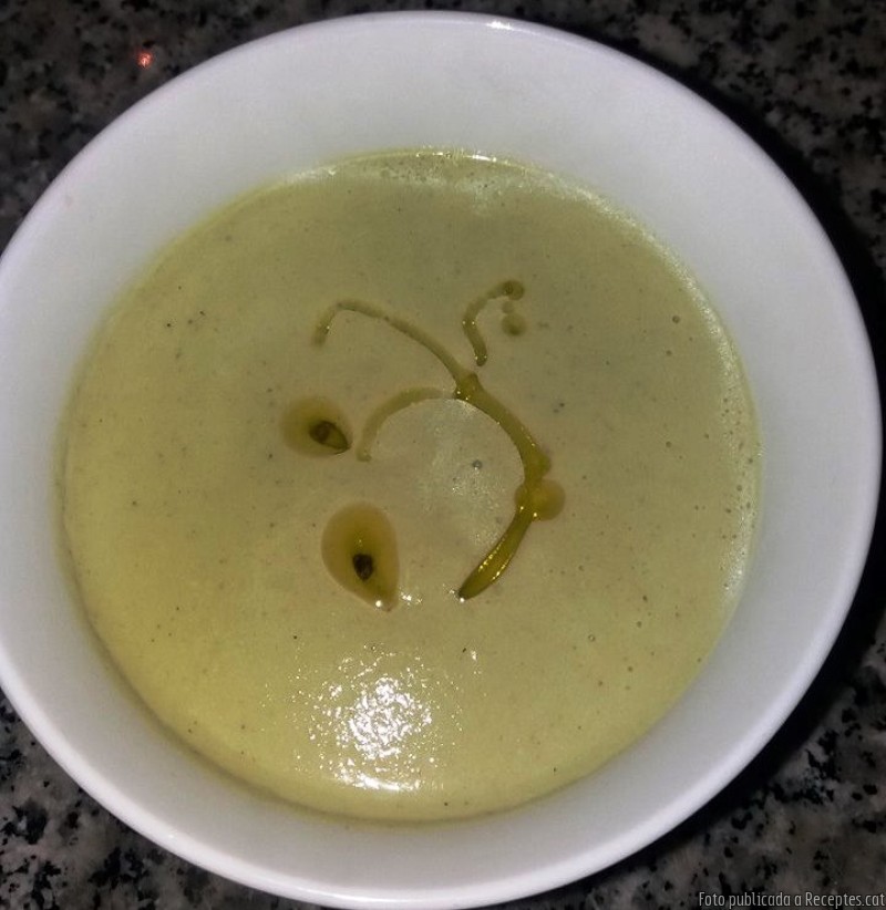 Crema de bròquils i porro