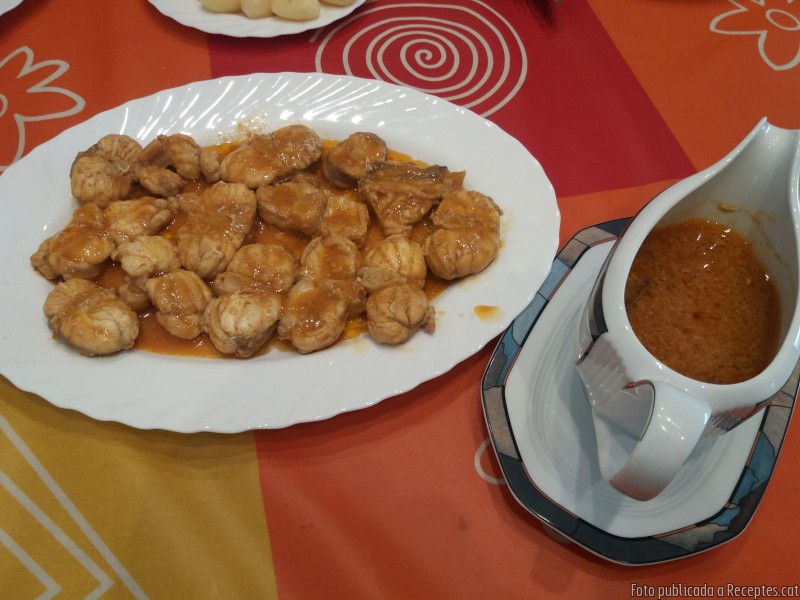 Rap amb pebre vermell dolç