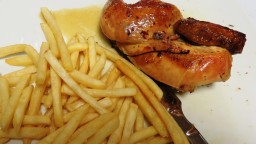 Recepta de cuina de Picantó rostit al forn amb patates fregides