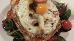Recepta de cuina de Amanida d'espinacs amb ou ferrat