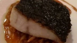 Recepta de cuina de Arròs de gambots amb llom de corball