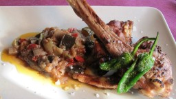 Recepta de cuina de Xai amb samfaina