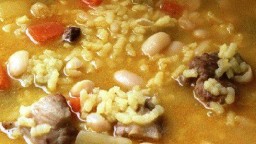 Recepta de cuina de Arròs de fesols i colinaps