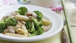 Recepta de cuina de Macarrons amb bròquil i pollastre