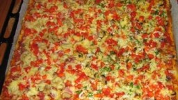 Recepta de cuina de Pizza mar i muntanya