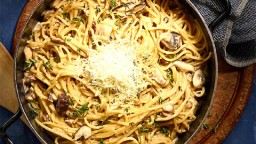 Recepta de cuina de Espagueti amb bolets variats