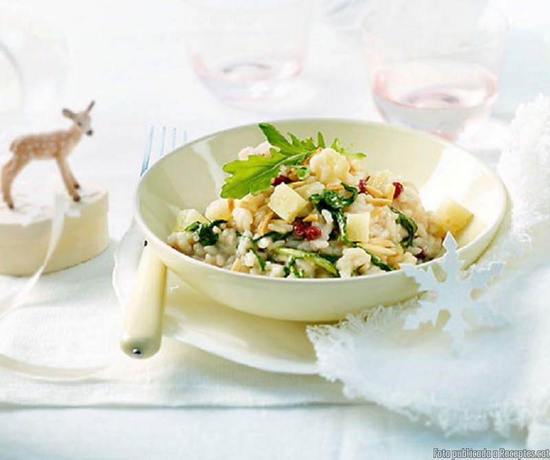 Risotto al formatge manxec