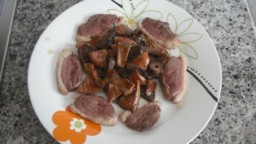 Recepta de cuina de Magret de ànec amb bolets