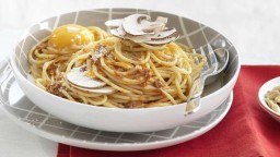 Recepta de cuina de Espaguetis amb bolets