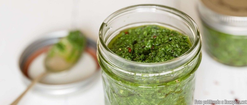 Pesto de col-kale amb xili