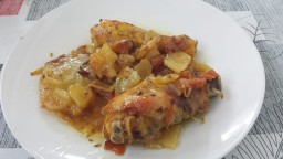 Recepta de cuina de Cuixetes de pollastre al forn amb patates