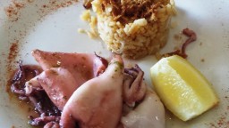 Recepta de cuina de Calamars a la planxa amb all i julivert