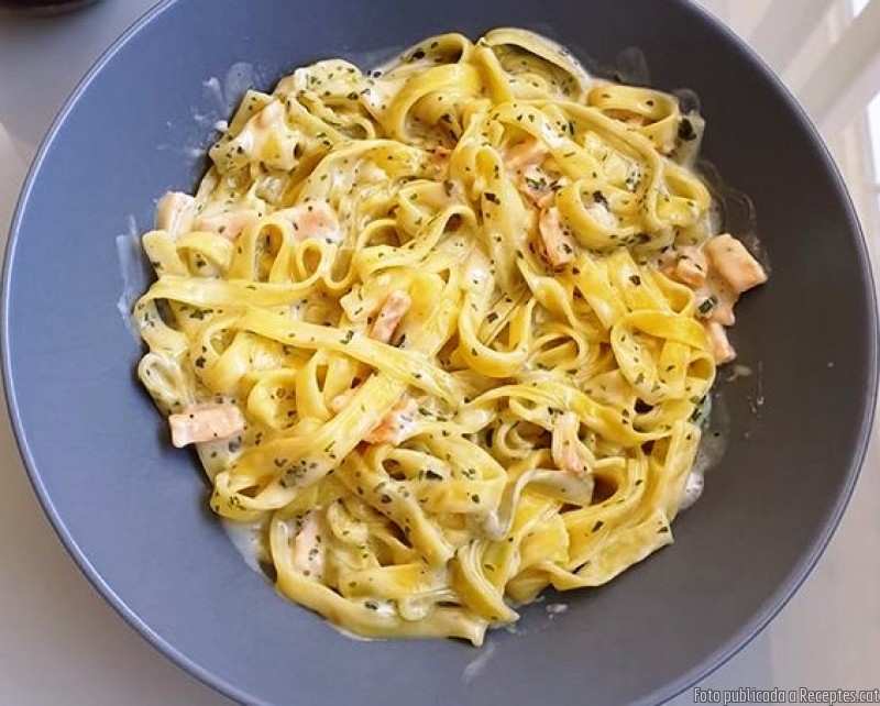 Pasta amb salmó