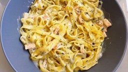 Recepta de cuina de Pasta amb salmó