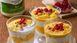 Recepta de cuina de Cruixent de iogurt i mango