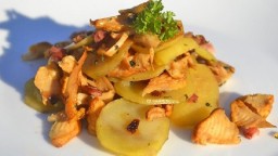 Recepta de cuina de Cassola de patates amb rossinyols