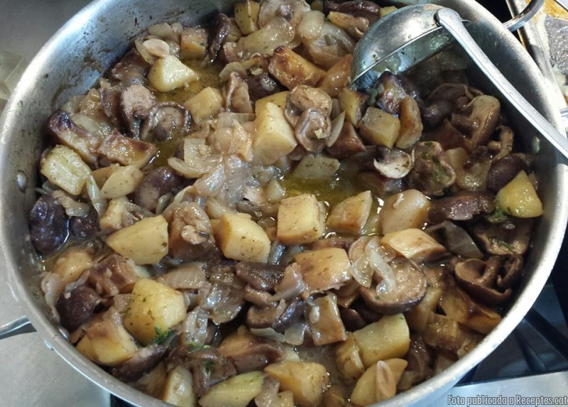 Estofat de patates amb shiitake