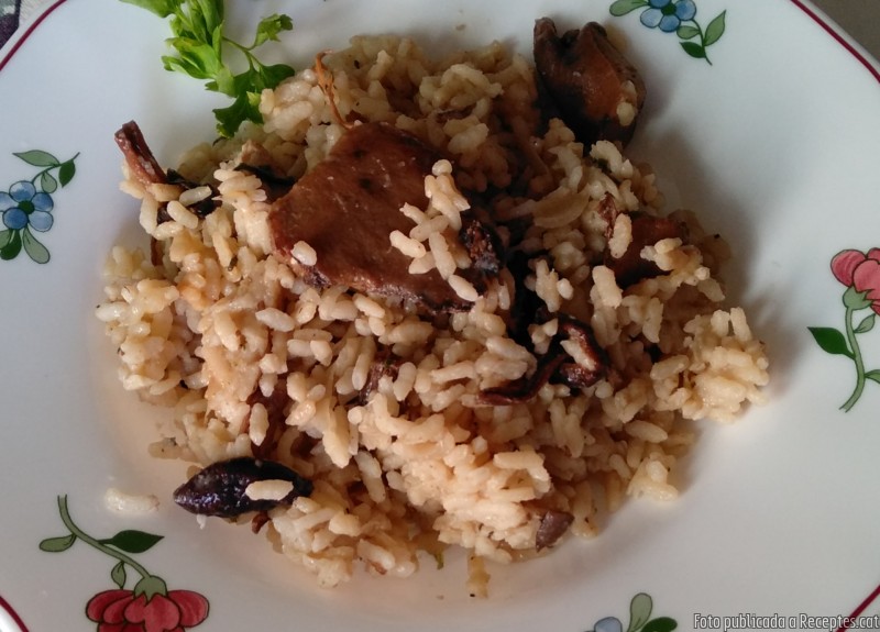 Risotto de bolets