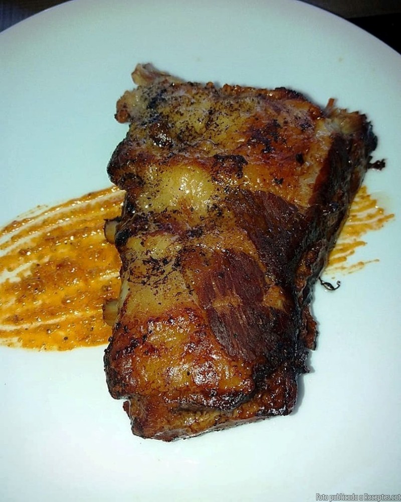 Costella de porc al forn