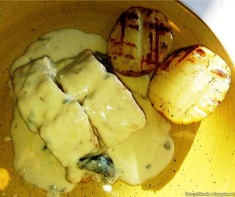 Bacallà al Roquefort
