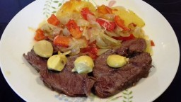 Recepta de cuina de Galta de vedella ecològica rostida