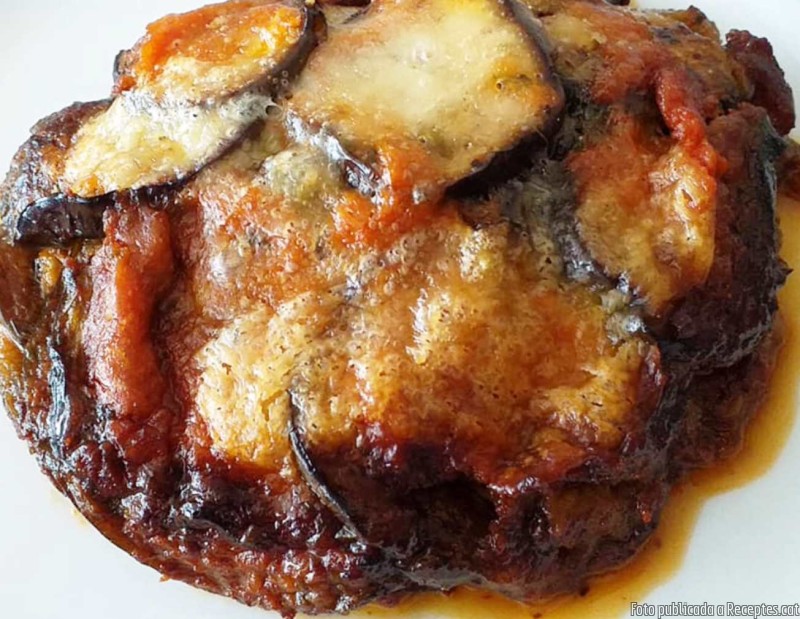Albergínies a la parmesana