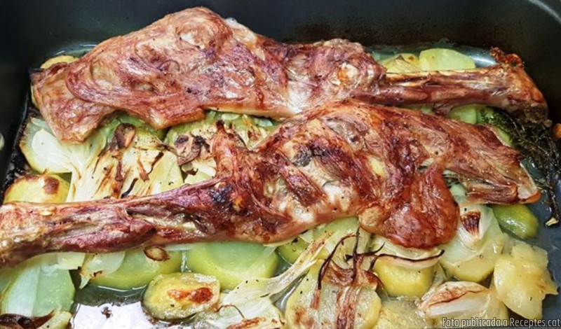 Espatlles de cabrit al forn