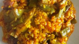 Recepta de cuina de Arrós melós de cap de costella i verdures