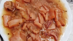 Recepta de cuina de Calamars amb ceba confitada