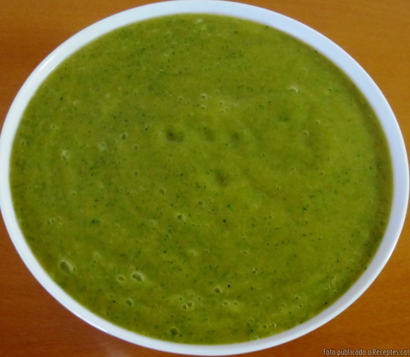 Crema de patata, pastanaga, porro i carbassó